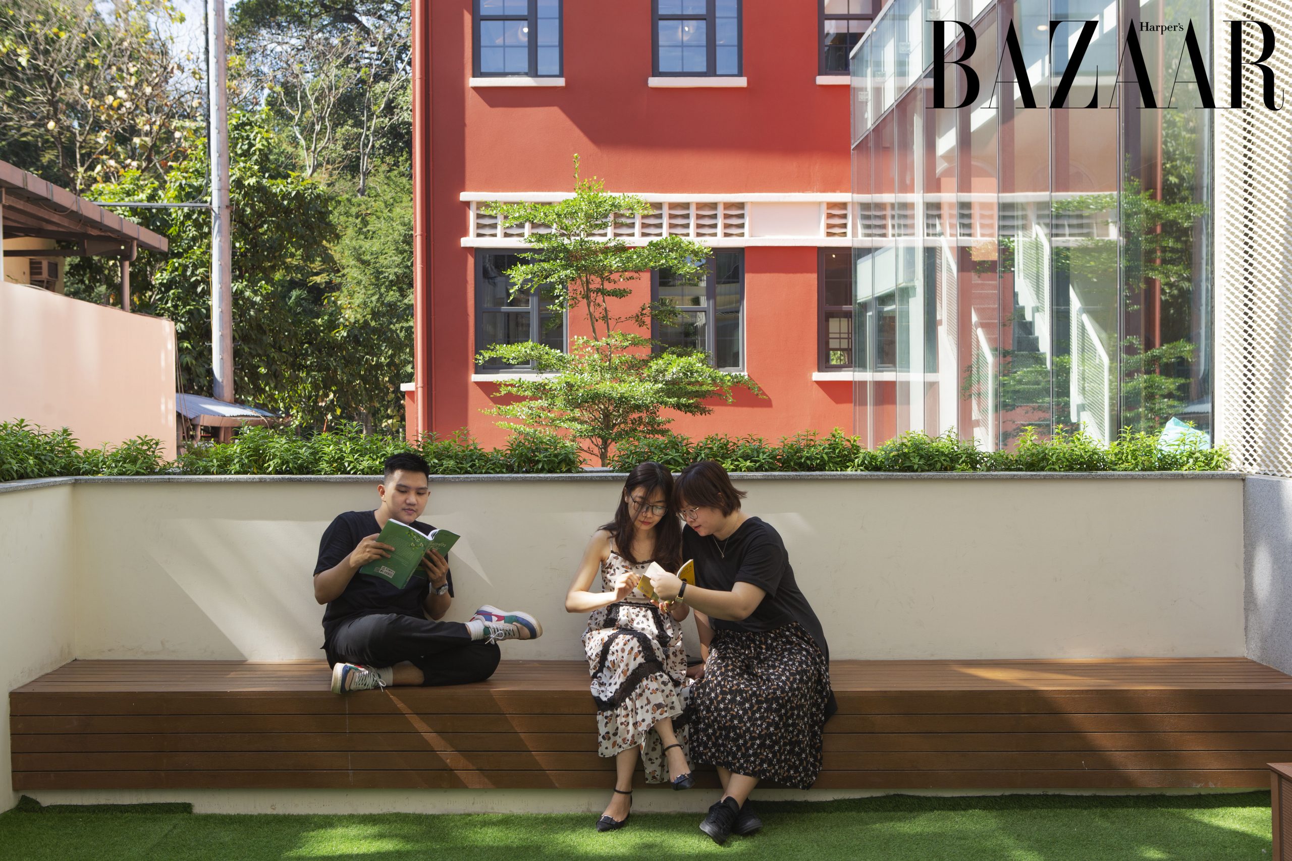 Harper's Bazaar_không gian sách Nam Thi house_05