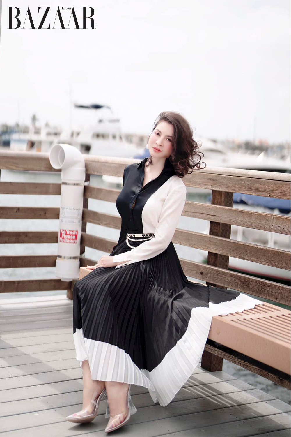 Harper's Bazaar_MC Thanh Mai tạo dáng ở Mỹ_03
