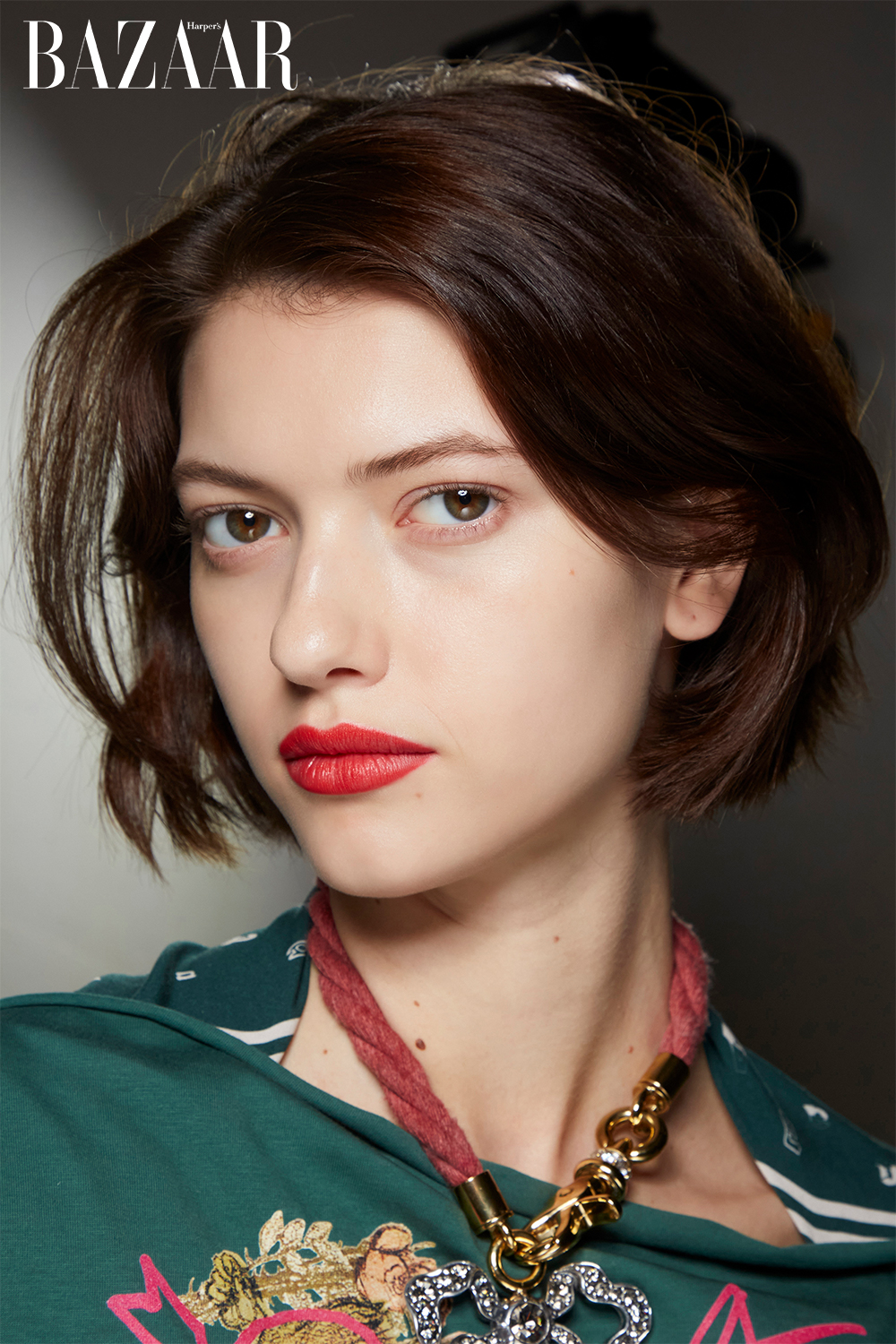 Tóc bob trên sàn diễn Andreas Kronthaler for Vivienne Westwood.
