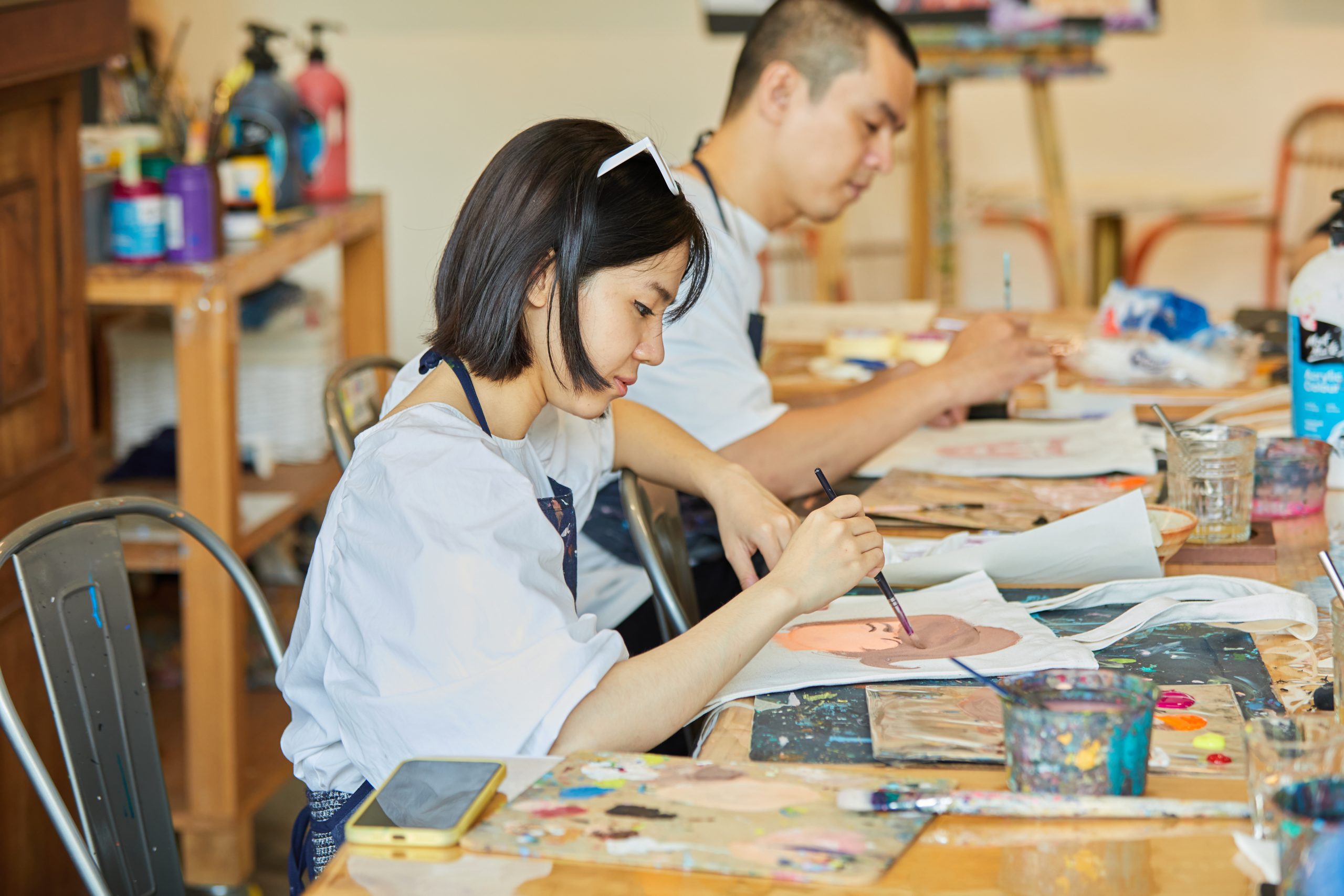 Harper's Bazaar_workshop vẽ tranh painting_02