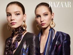 Giorgio Armani Xuân Hè 2023: Chuyến du hành giữa sa mạc lấp lánh