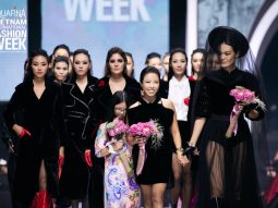 Hà Linh Thư kết hợp nhung lụa và rock trong BST Cơn mưa tháng Mười một