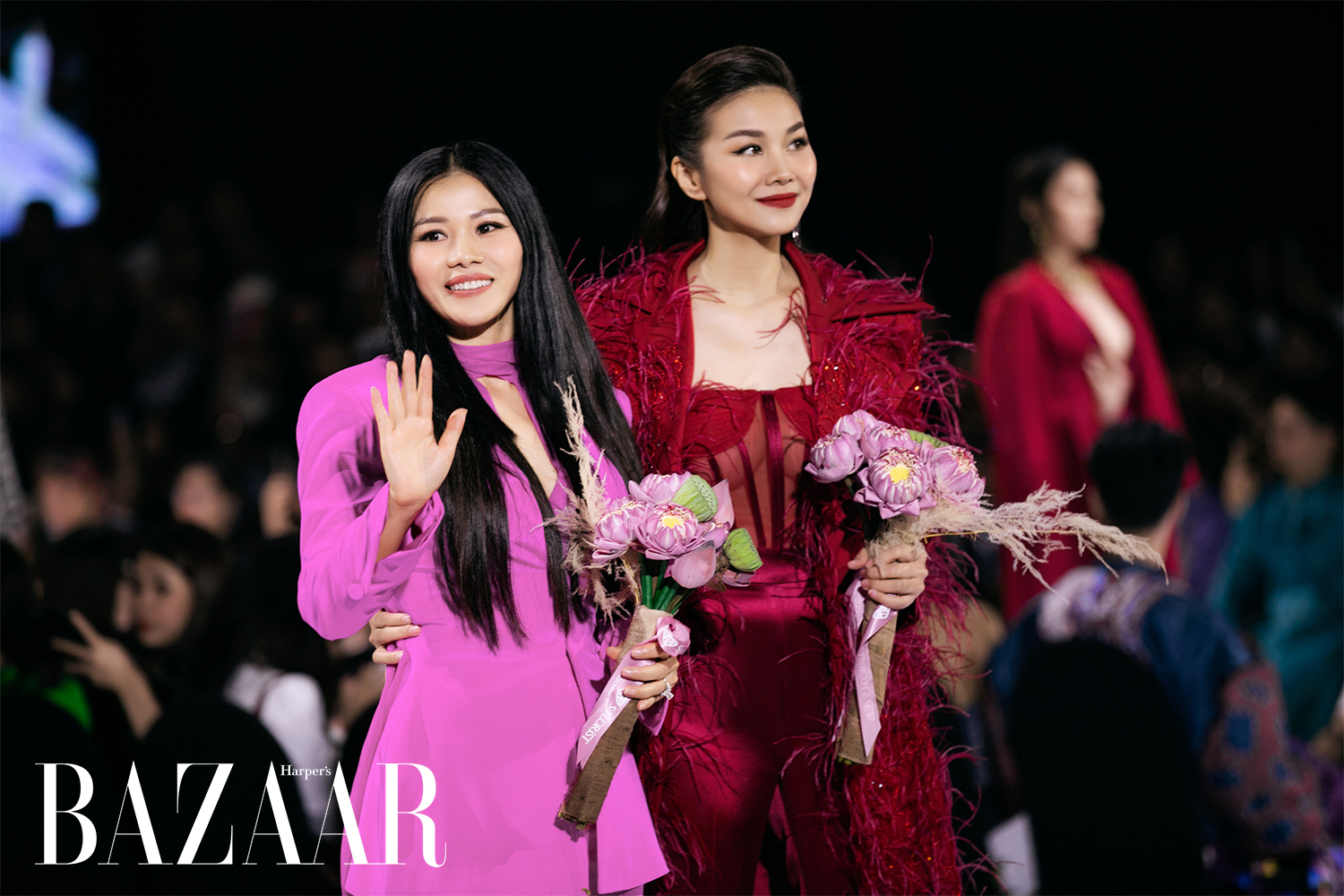 Helene Hoài và Thanh Hằng, AVIFW Thu Đông 2022.