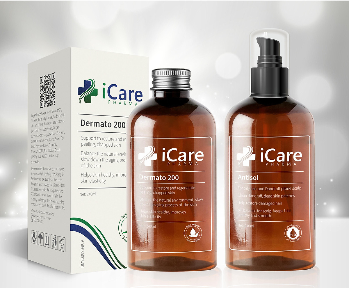 Dầu gội chiết xuất dược liệu tự nhiên Antisol