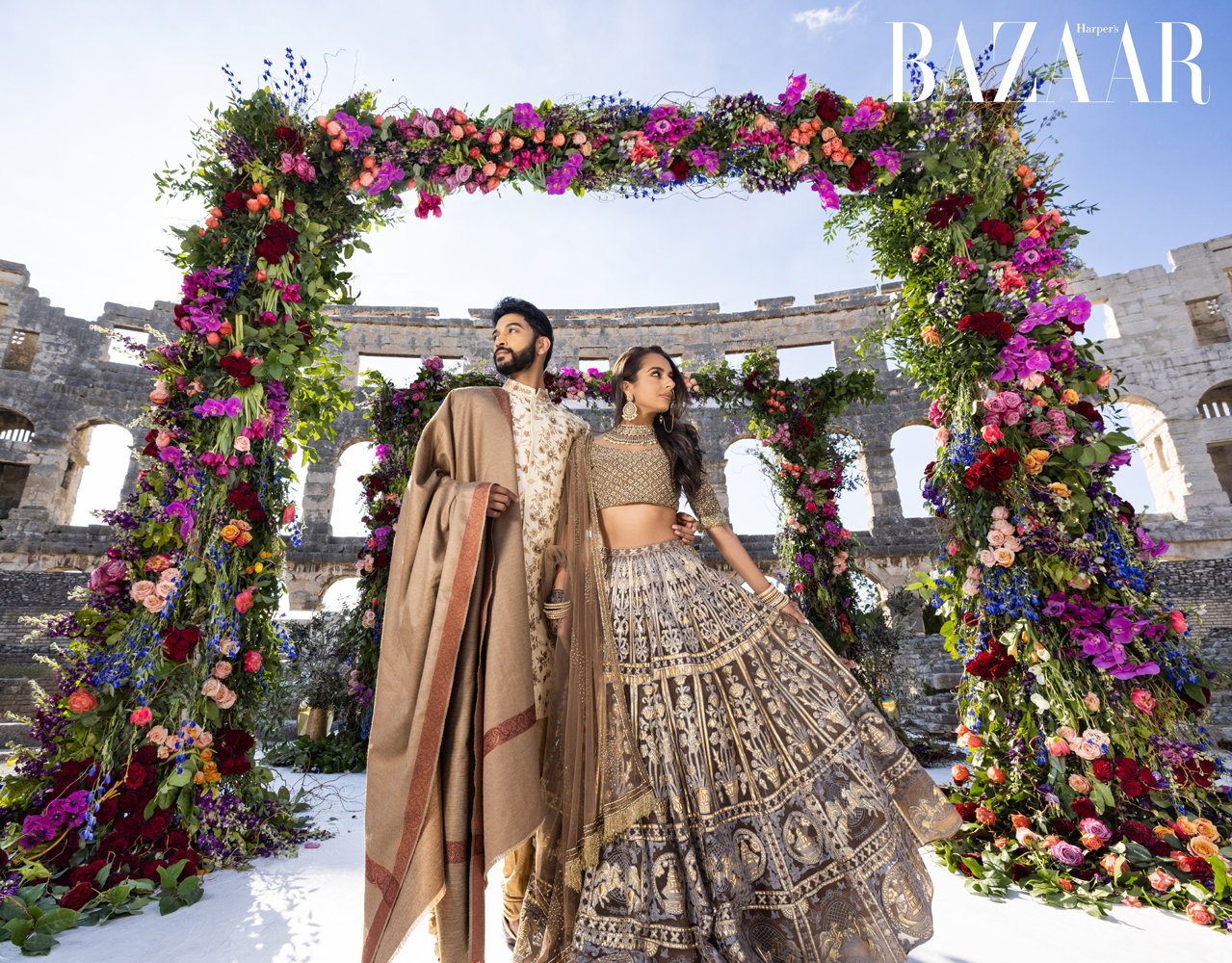 Luxury Indian Wedding in the Arena of Pula, namely City of Seven Hills in Istria, Croatia by Pervez Taufiq 5