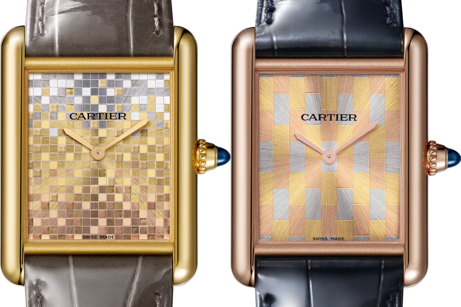 Mặt lưới quang học nổi danh của Tank Louis Cartier