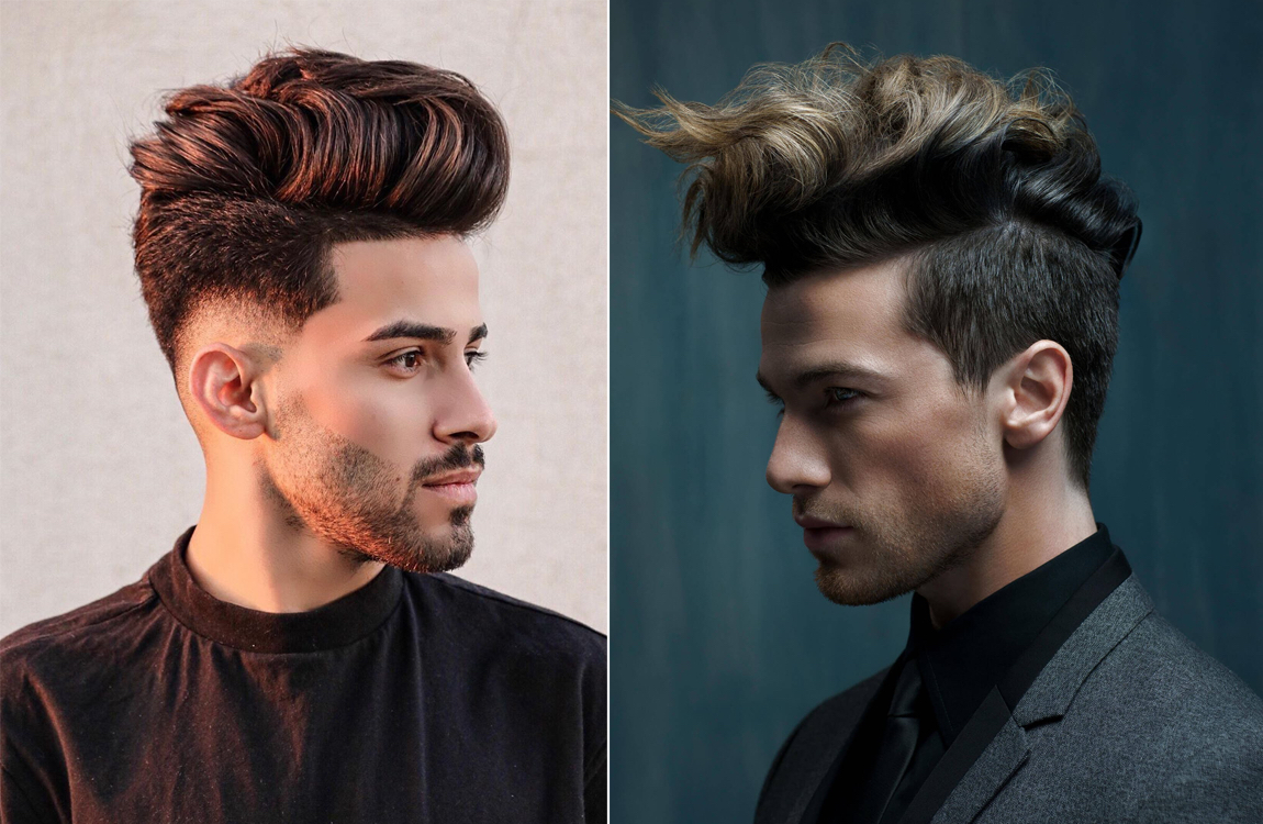 Quiff - Kiểu tóc nam ngắn đẹp cho mặt tròn