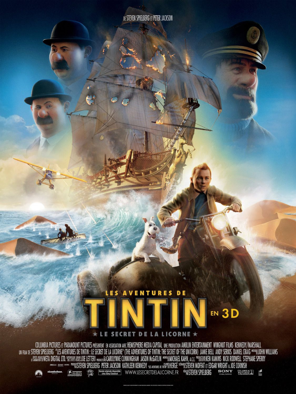 Phim Daniel Craig: Những cuộc phiêu lưu của Tintin - The Adventures of Tintin (2011)