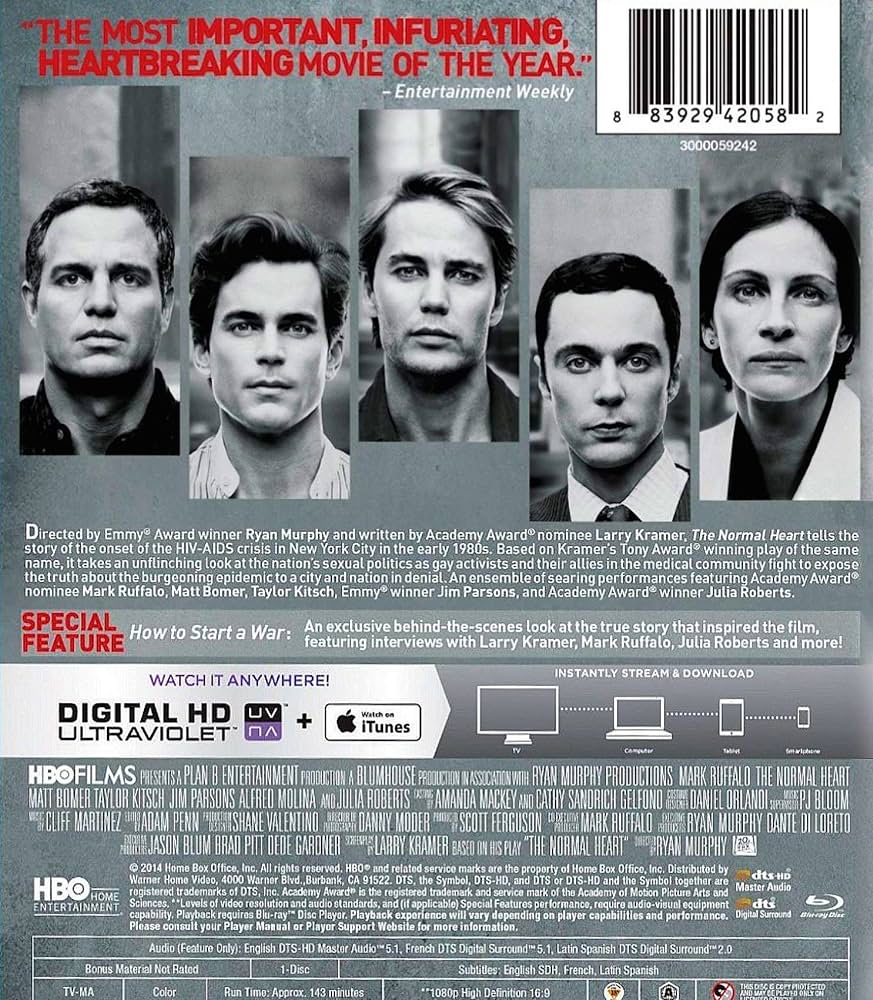 Phim Julia Roberts: Trái tim đơn giản - The Normal Heart (2014)