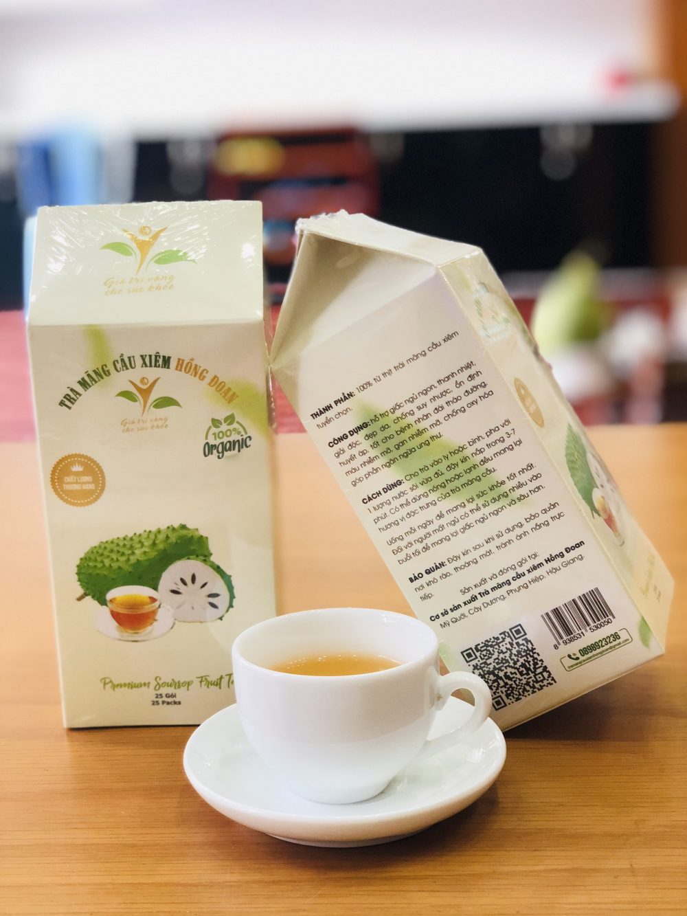 Công dụng của trà mãng cầuA