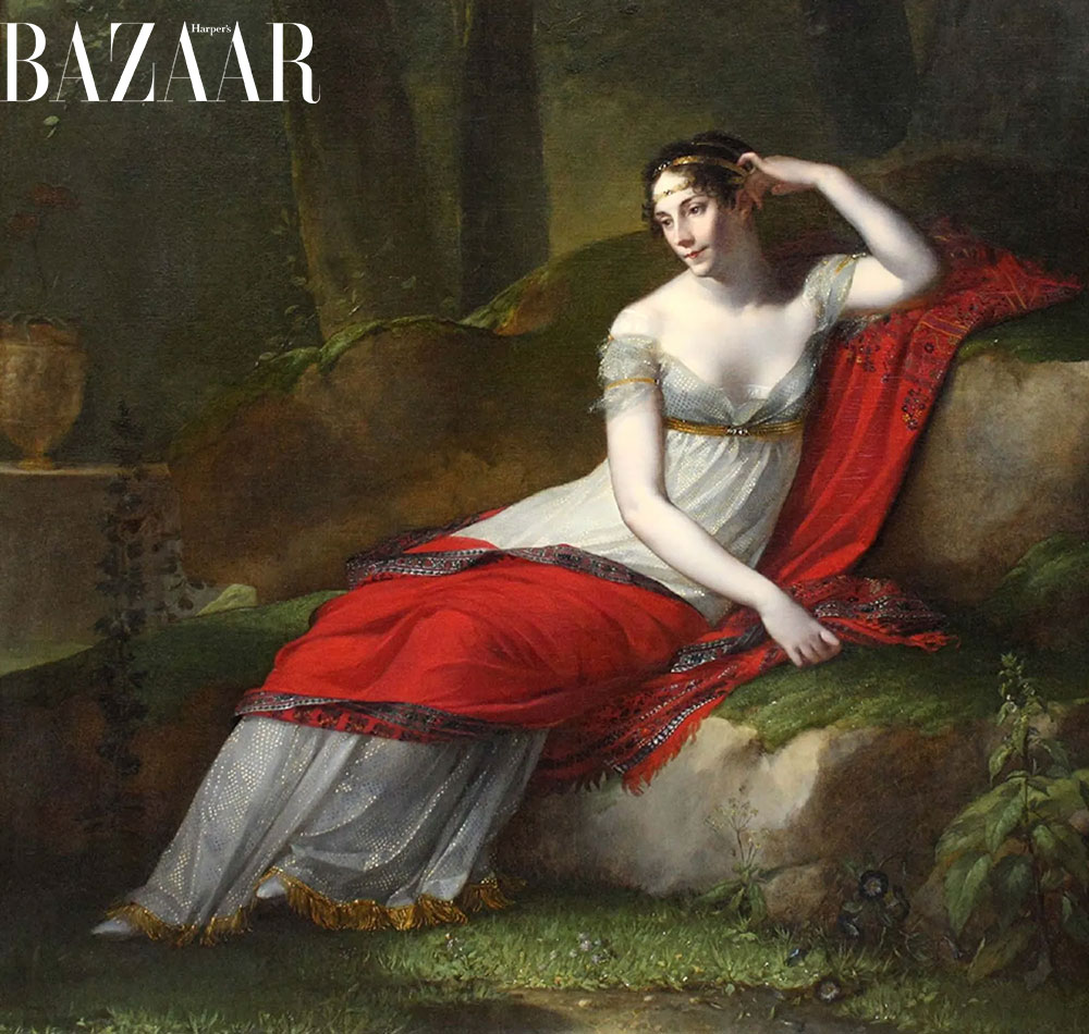 Bức vẽ Hoàng hậu Joséphine de Beauharnais và phong cách Empire Silhouette bởi Pierre-Paul Prud'hon