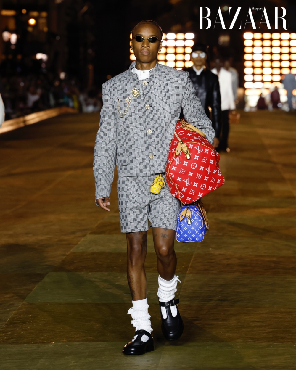 Các kích cỡ Speedy được Pharrell Williams diễn dịch trong bộ sưu tập đầu tay cho Louis Vuitton.
