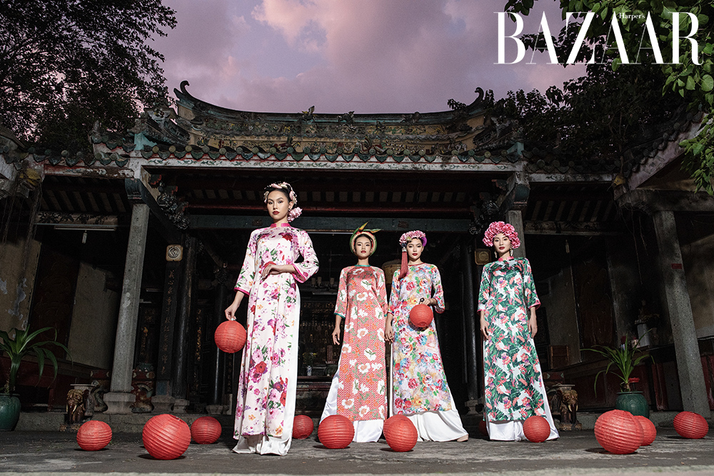 Áo dài Tết 2024 Võ Việt Chung 