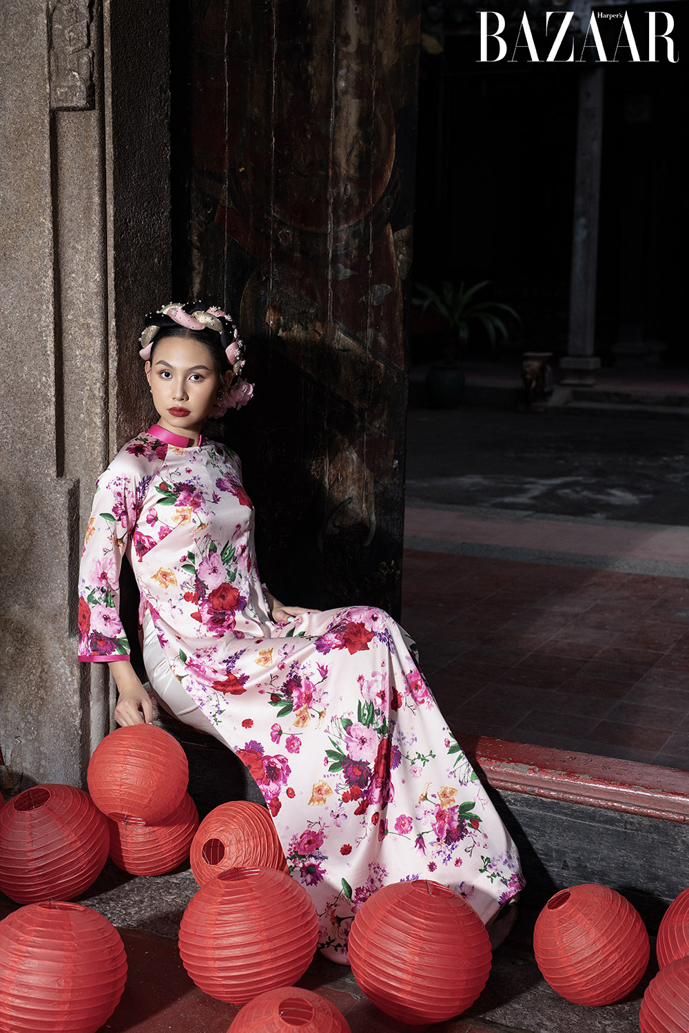 Áo dài Tết 2024 Võ Việt Chung 