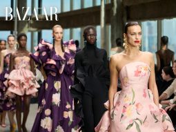 Carolina Herrera Thu Đông 2024: Mẫu đơn nở trong trời đông