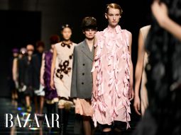 Prada Thu Đông 2024 tái định nghĩa vẻ đẹp của sự lãng mạn