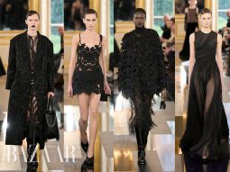 Valentino Thu Đông 2024: Đen lên ngôi, tạm biệt hồng