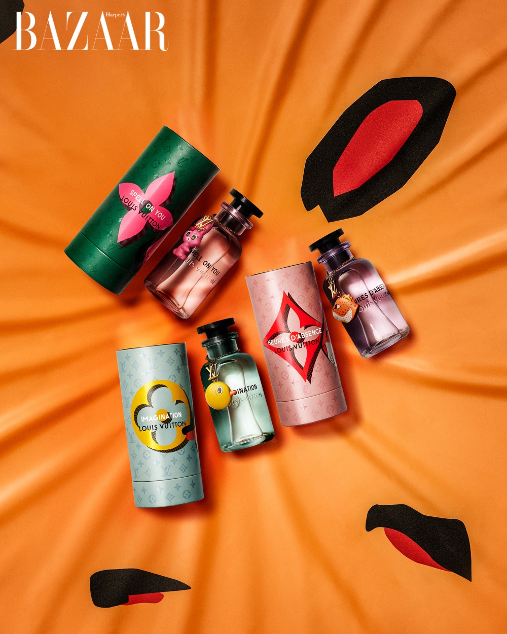 Bộ ba thiết kế mùi hương giới hạn trong BST Louis Vuitton x Sun Yitian.