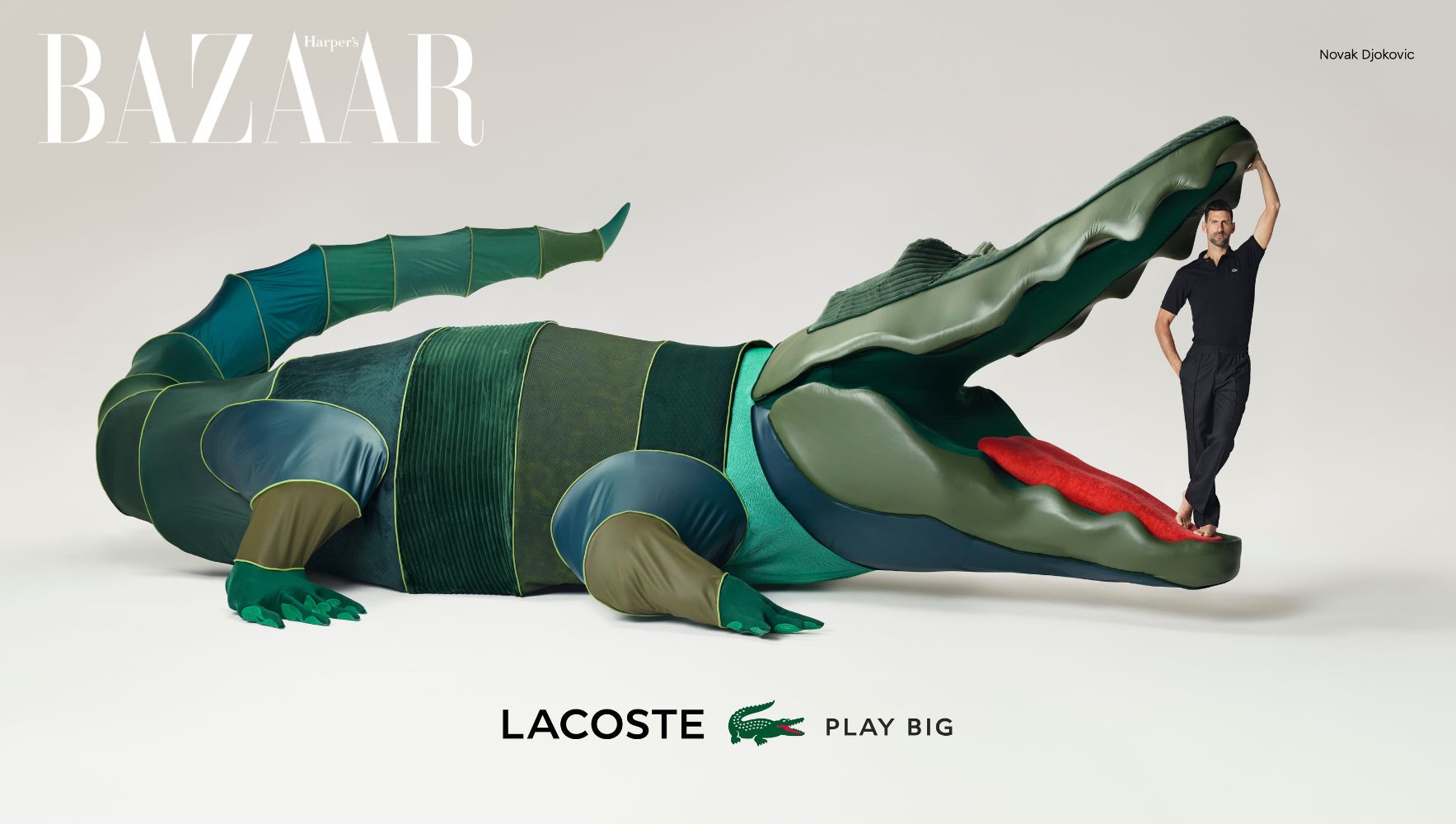 Tay vợt huyền thoại Novak Djokovic trong chiến dịch Lacoste: Play Big