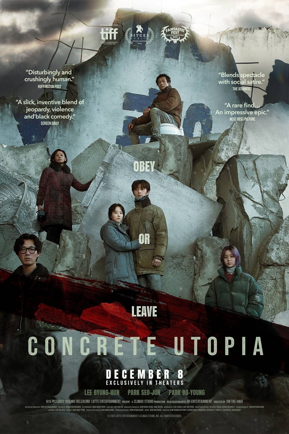 Địa đàng sụp đổ – Concrete utopia (2023)
