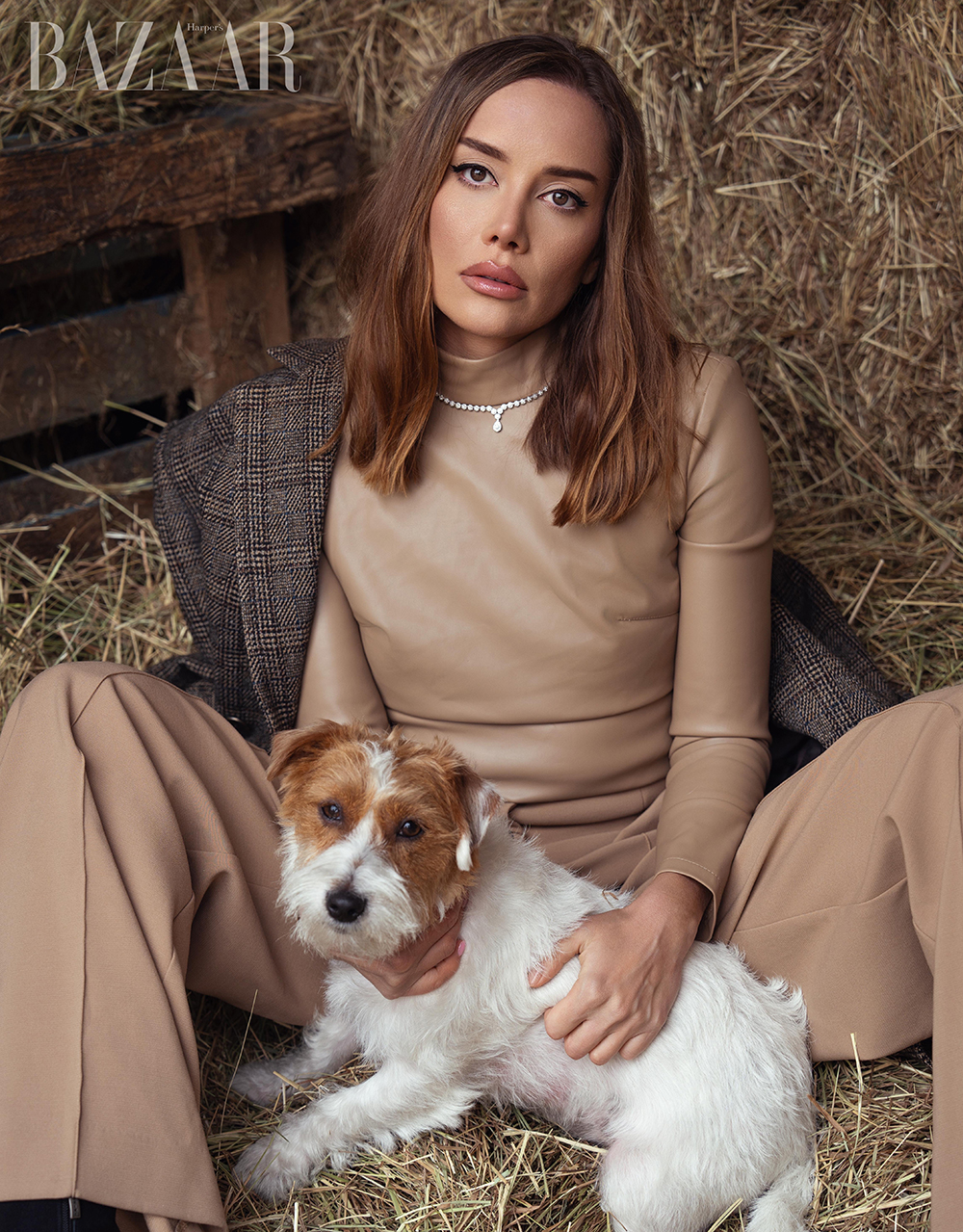 Victoria Kozakova embraces Mocha Mousse–the Color of 2025 3