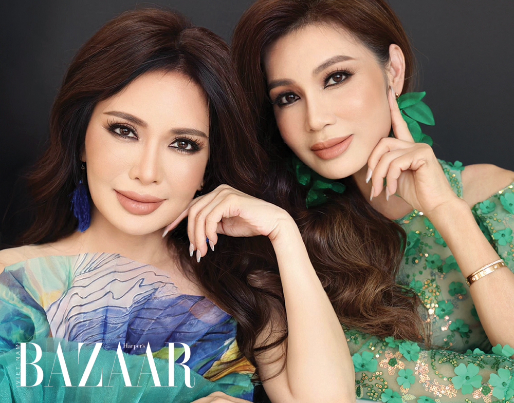 Tiffany Nguyễn và bạn, Kelly Hồ (phải).