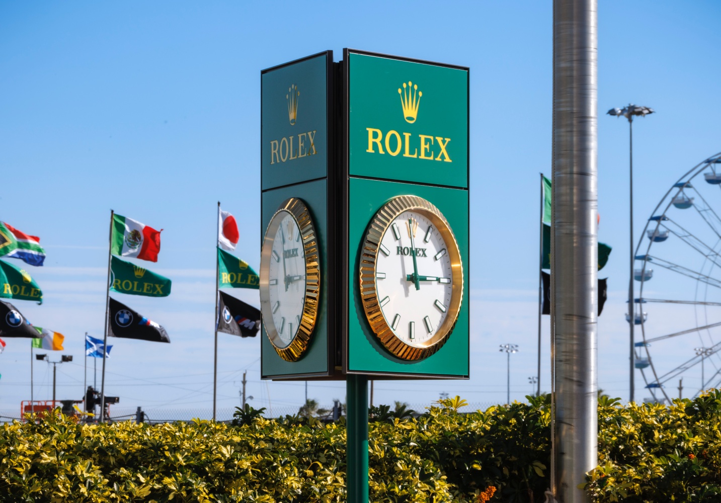 Đồng hồ Rolex tại Rolex 24 At Daytona năm nay. 