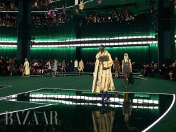 Gucci Thu Đông 2025 trở về với retro trong khi chờ đợi giám đốc sáng tạo mới