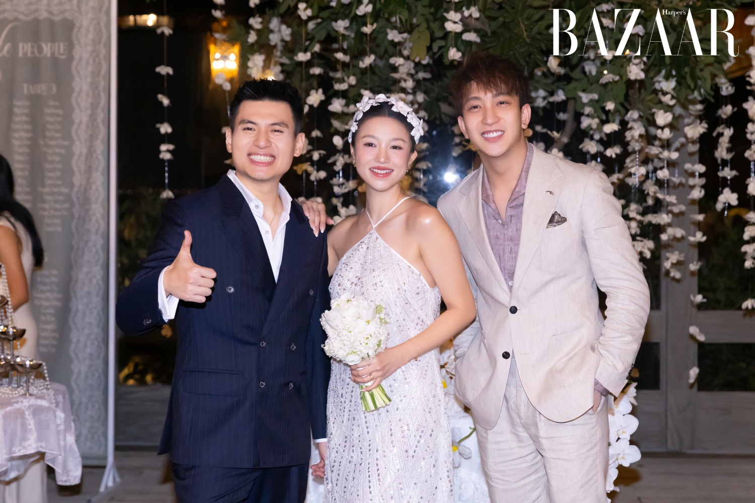 B Trần. đám cưới Salim 