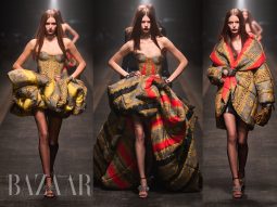 Versace Thu Đông 2025: Gianni Versace sống dậy trên sàn diễn