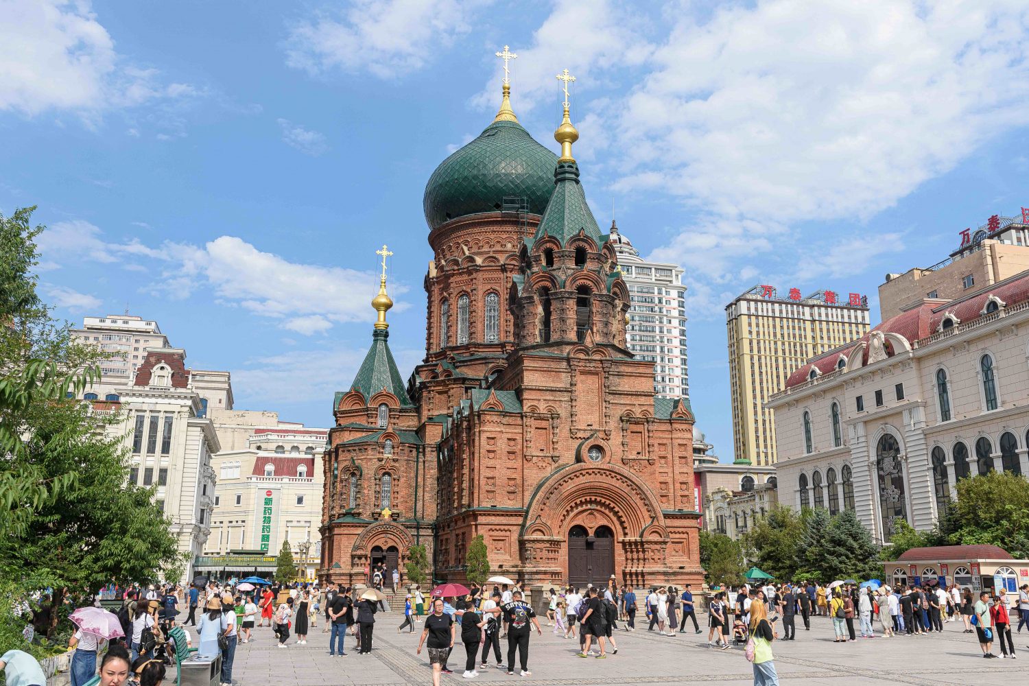Du lịch Cáp Nhĩ Tân, Trung Quốc, tham quan nhà thờ Saint Sophia