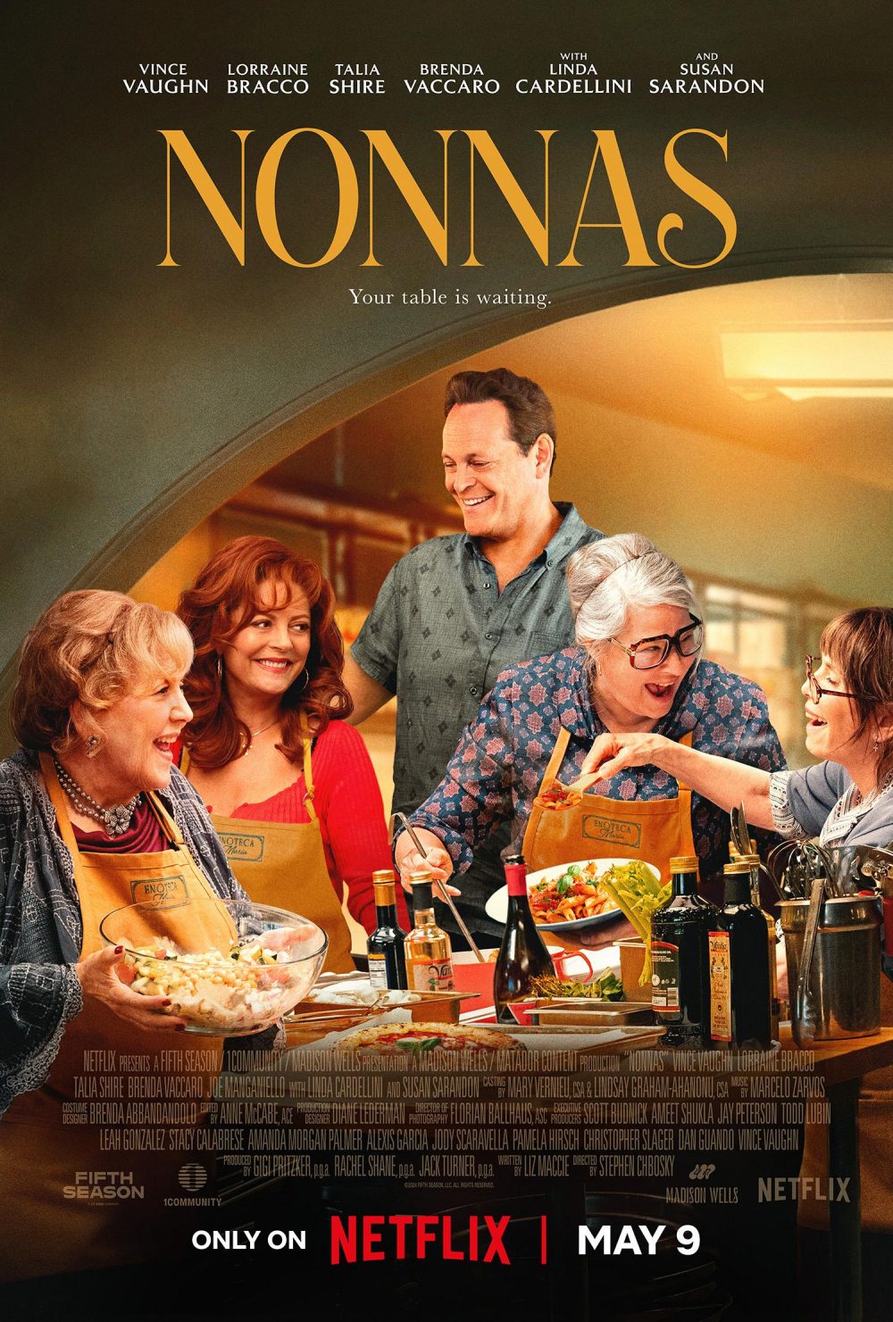 Phim hay Netflix 2025: Nhà hàng của các bà – Nonnas (2025)