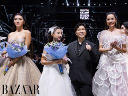 Minh Tú, Hoàng Phương nữ tính với thiết kế Ivan Trần tại AVIFW Xuân Hè 2025