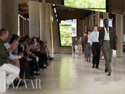 Hermès Men Xuân Hè 2026 gợi ý cách mặc da thuộc trong hè