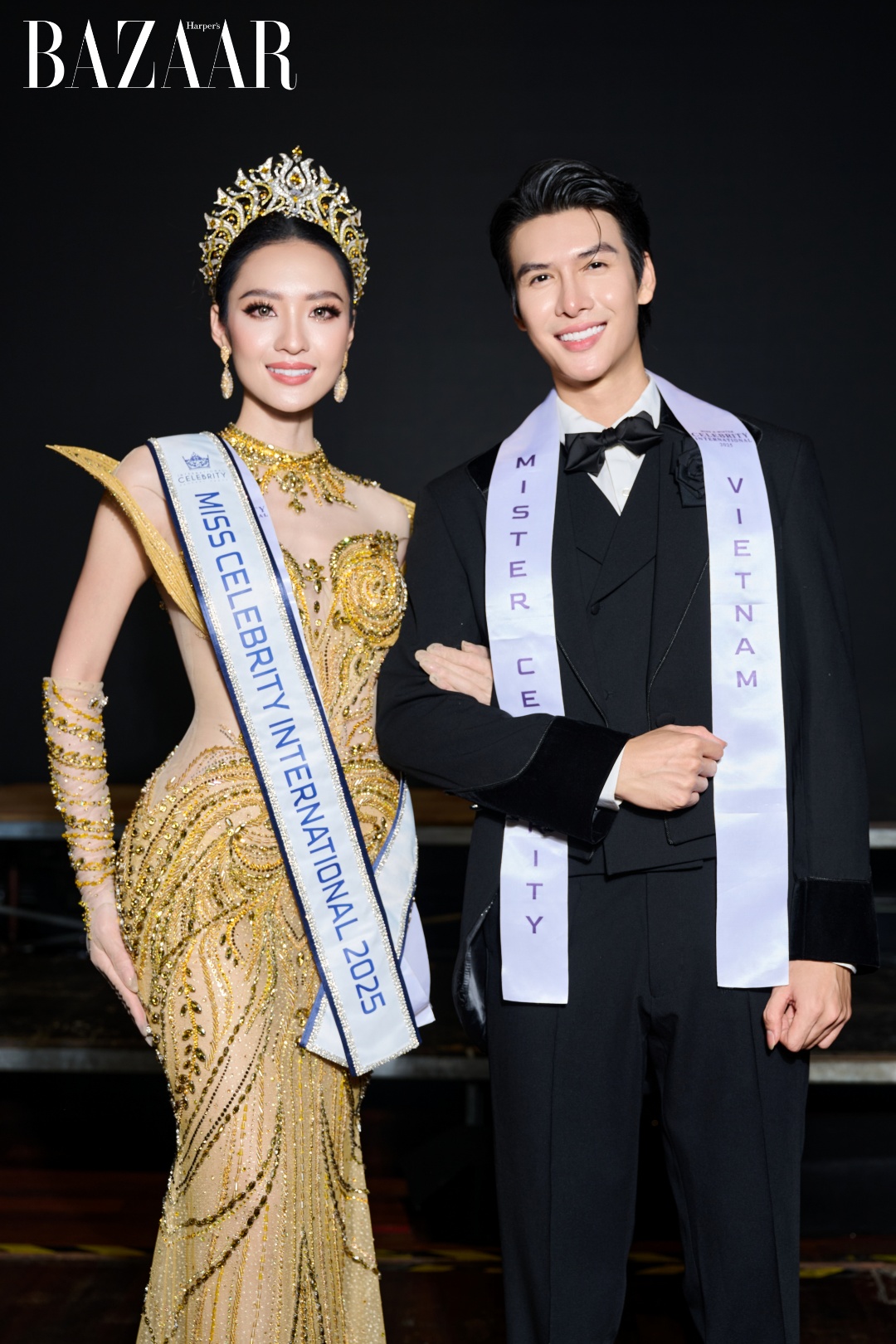 Hai đại diện Việt Nam thắng lớn tại <span style="font-weight: 400;">Miss & Mister Celebrity International 2025