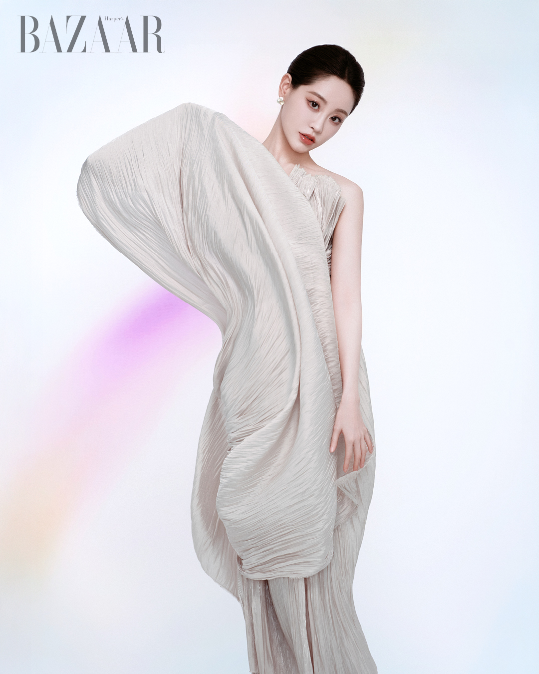 Chúc Tự Đan trên bìa Harper's Bazaar Việt Nam tháng 12/2025 3
