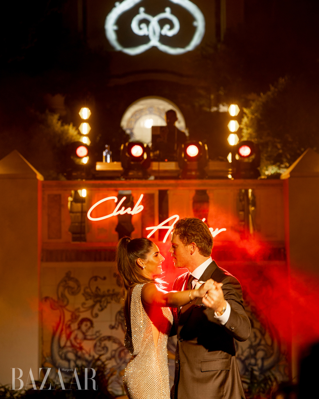 Following the fireworks, guests were guided to Club Ascher.