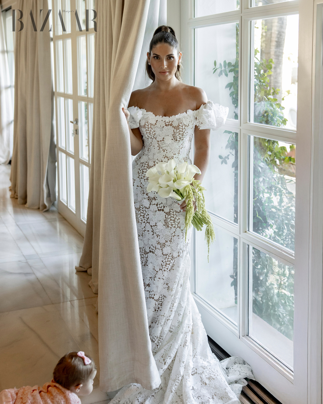 Serena's wedding gown.