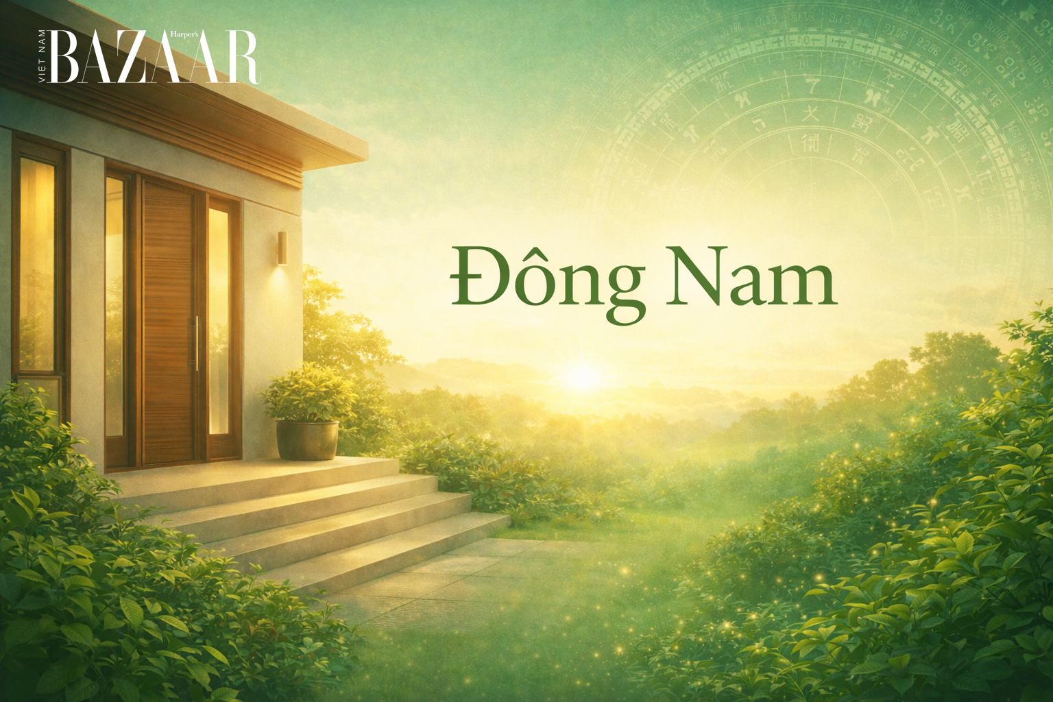 Hướng Đông Nam tốt cho nam tuổi Nhâm Tý 1972.