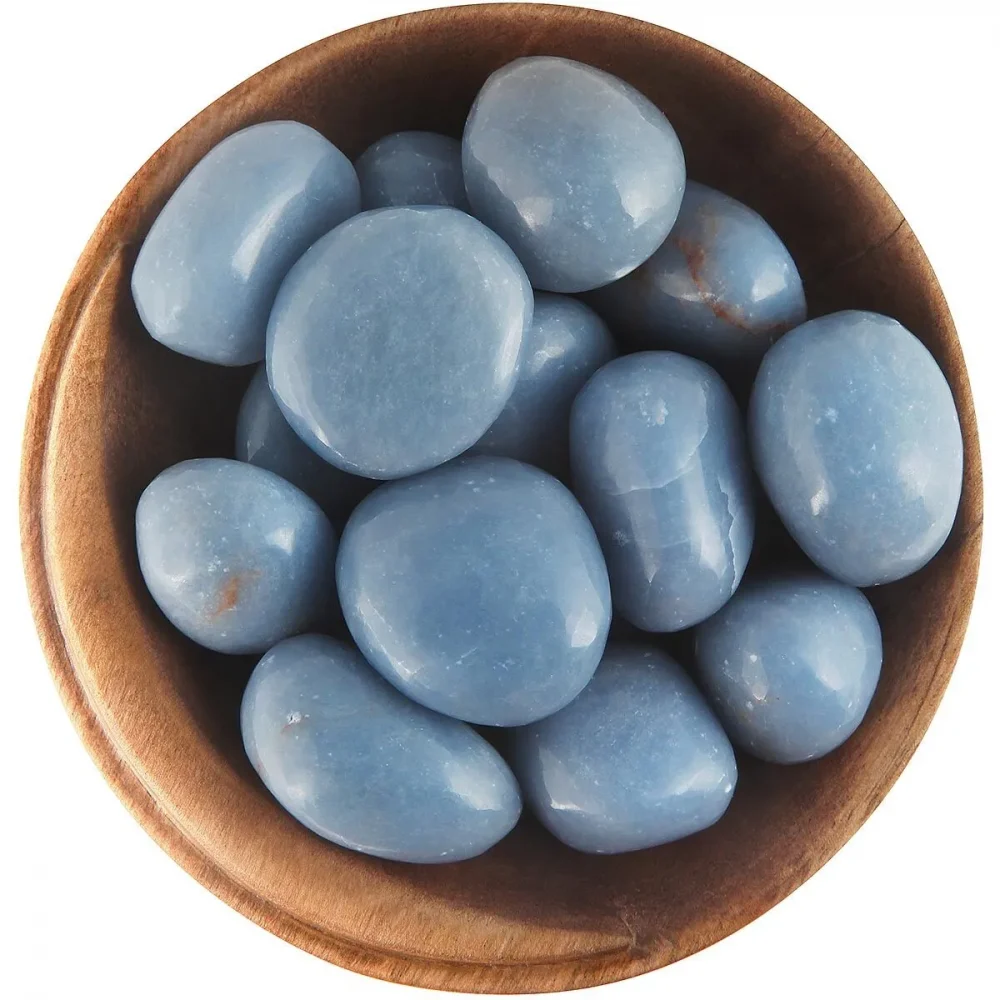 Mệnh Thủy hợp đá màu gì? Angelite (Đá thiên thần)